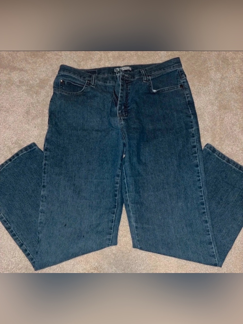 Lee Woman’s Straight Leg Dark Blue Jeans